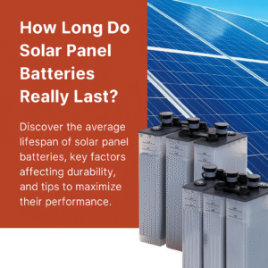 How long do solar panel batteries last?