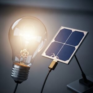 Can I Charge A Solar Panel With A Light Bulb