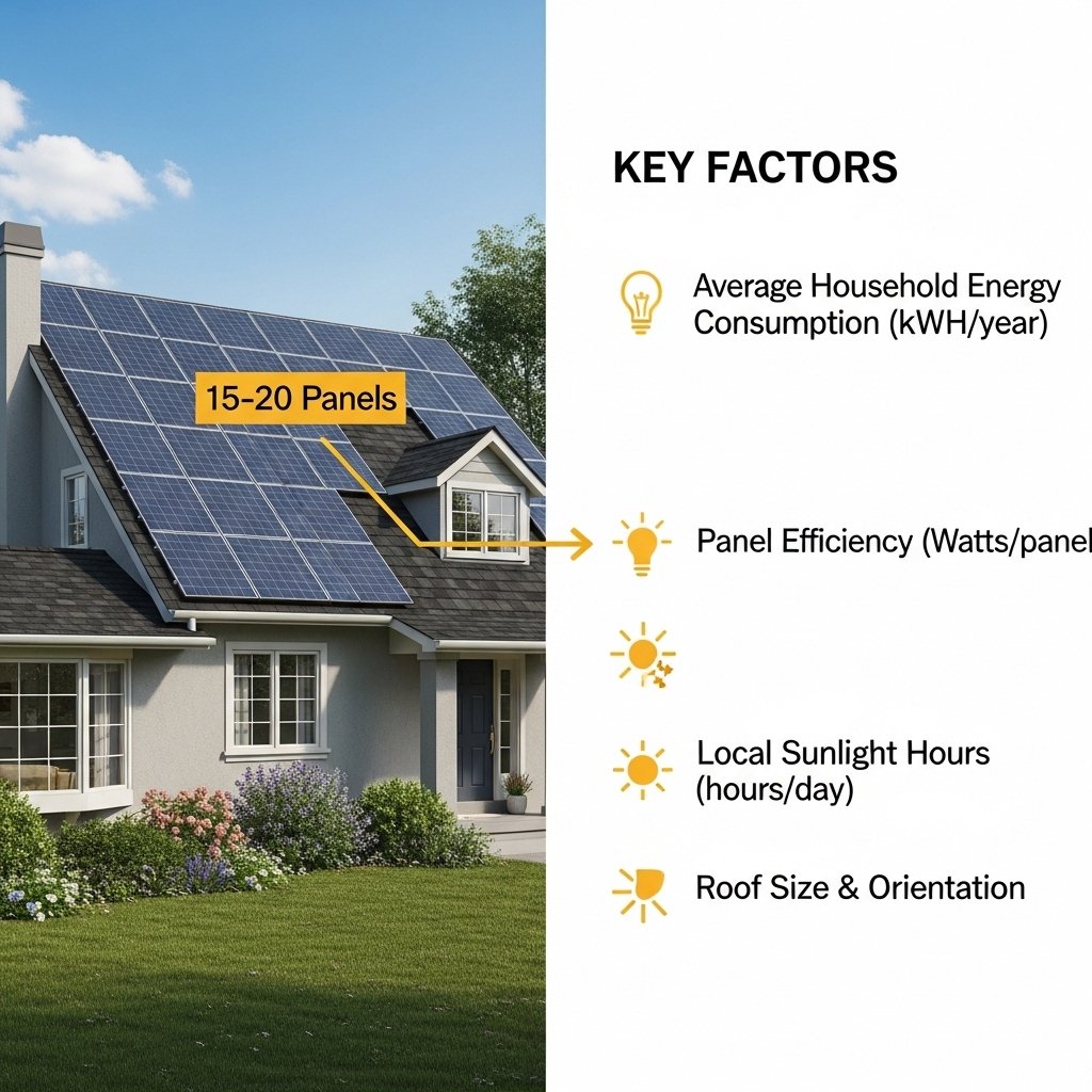 How Many Solar Panels To Power A House